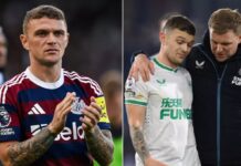 Newcastle ønsker at sælge Kieran Trippier