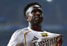 Bud på 130 millioner euro for Real Madrid for Vinicius
