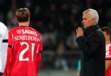 Andreas Schjelderup assisterer i overtiden, mens Juventus er på tribunerne