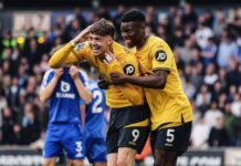 Jørgen Strand Larsen redder først Wolverhampton igen og taler derefter om Newcastle