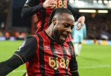 The Guardian rapporterer, at Semenyo har truffet valget mellem Manchester United, Liverpool og Manchester City