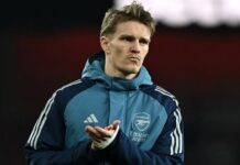 Arsenal-fans lod kaptajn Martin Ødegaard gennemgå efter nederlaget til Manchester United