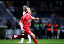 Giants så den fremragende Andreas Schjelderup starte for Norge for første gang og score sit første landsholdsmål