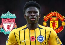 Manchester United er positivt overraskede over, at Brighton sænker prisen på et af deres hovedmål