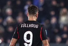 Niclas Füllkrug forlader AC Milan