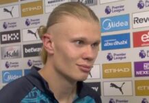 Sky Sports måtte censurere Erling Haaland under interviewet efter Arsenal-sejren