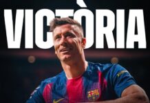 Robert Lewandowski leverer sejren over Atletico Madrid og sandsynligvis også over Barcelona endnu et La Liga-trofæ