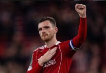 Roser Liverpool-giganten Andy Robertson