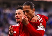 Det var næsten lige så lækkert som Van Dijks allerførste mål i en Liverpool-trøje