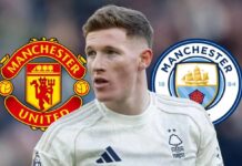 Kampen mellem United og City om Elliot Andersons signering afgjorde