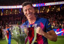 Robert Lewandowski siger farvel til Barcelona