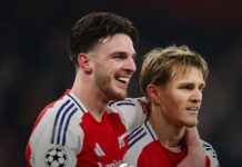 Declan Rice har opgaven i VM at overtale den engelske stjerne til at skifte til Arsenal