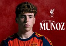 Dagen efter han skrev under med Liverpool, skader supertalentet Victor Munoz sig selv i VM-