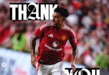 Overgang til 85 millioner euro. Spiller i 83 kampe. 12 mål. Manchester United kan endelig vinke farvel til Jadon Sancho