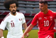 Den vindende kranie Granit Xhaka skaber en virkelig dårlig stemning i VM-