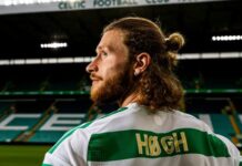 Celtic-debuten for Kasper Høgh er færdig – der er mange scoringer på den tidligere Bodø/Glimt-stjerne