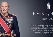 H.M. Kong Harald V er død