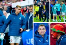 En rasende superstjerne Cristiano Ronaldo vender hjem