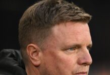 Eddie Howe kommer ikke gratis for Manchester United